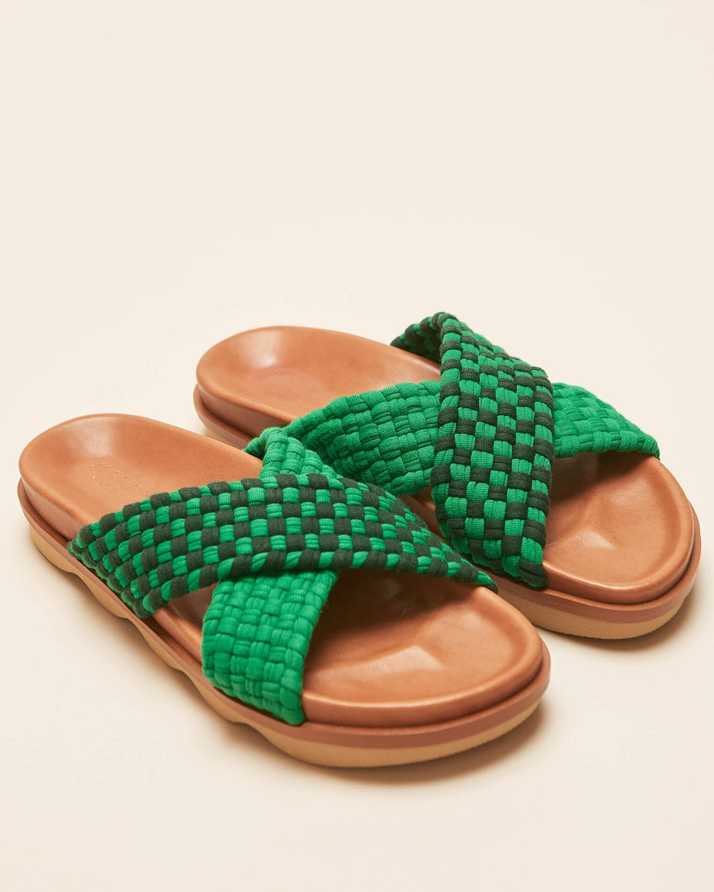 CROSS OVER WAVE SOLE - GREEN/DARK GREEN