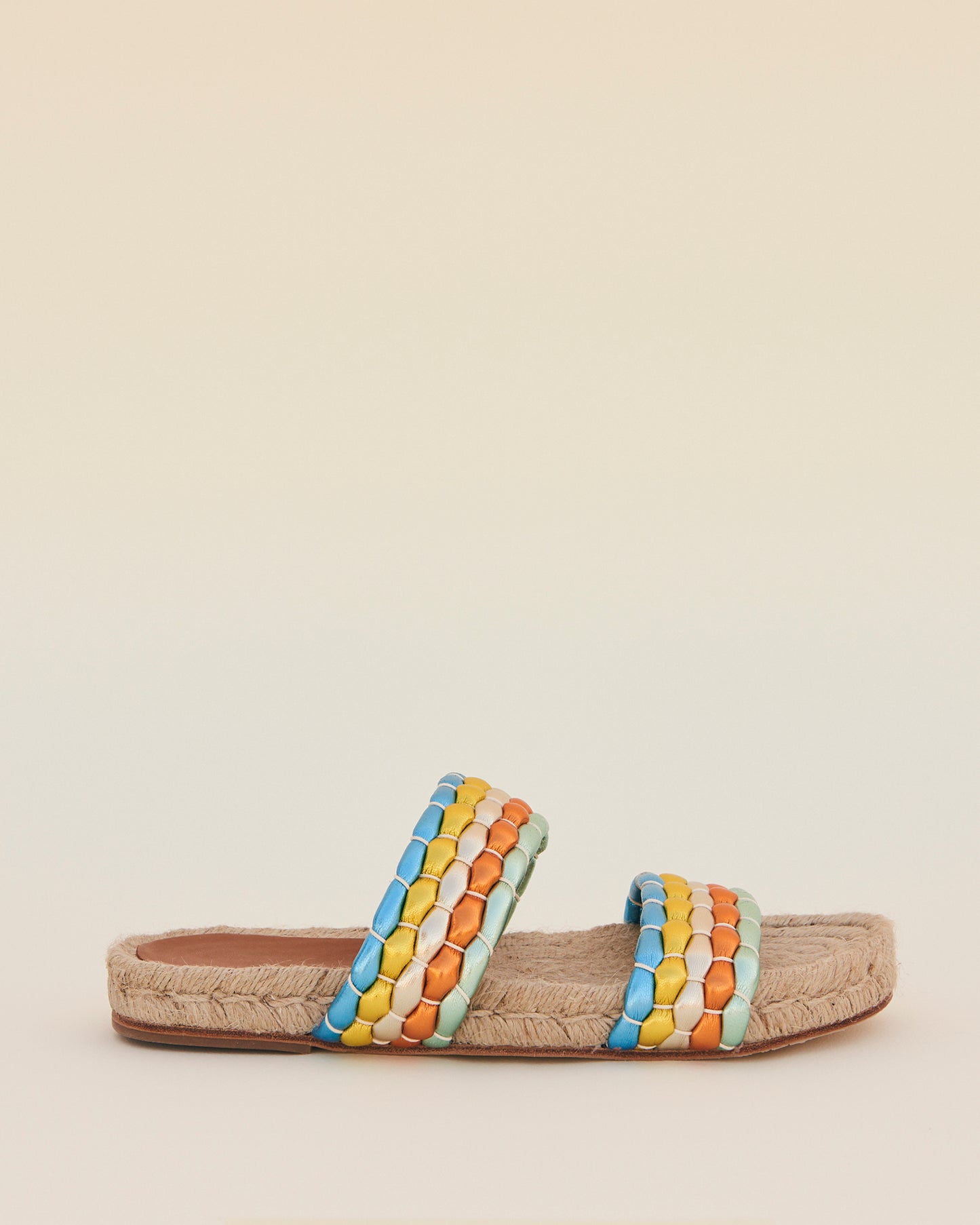 DOPPELBÜNDCHEN ESPADRILLE Metallic