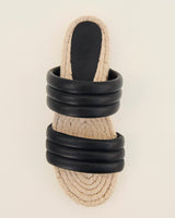 GEPOLSTERTE ESPADRILLE Schwarz