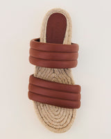 GEPOLSTERTE ESPADRILLE Karamell
