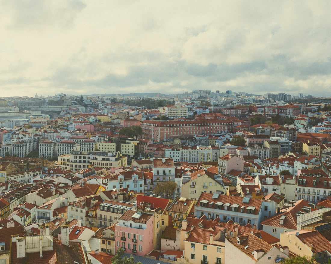 At home in Lisbon with Laura Dopp.