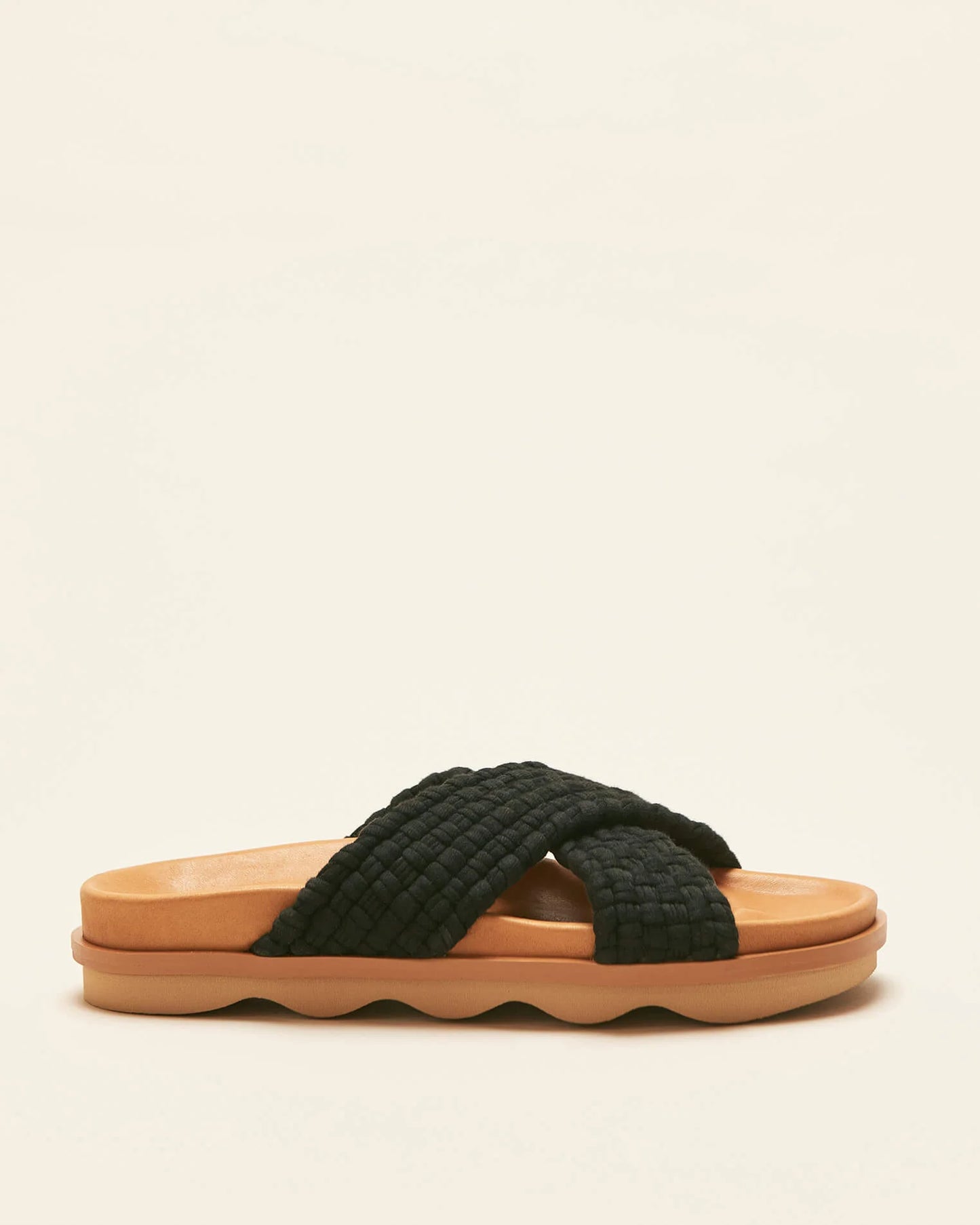 CROSS OVER WAVE SOLE - BLACK