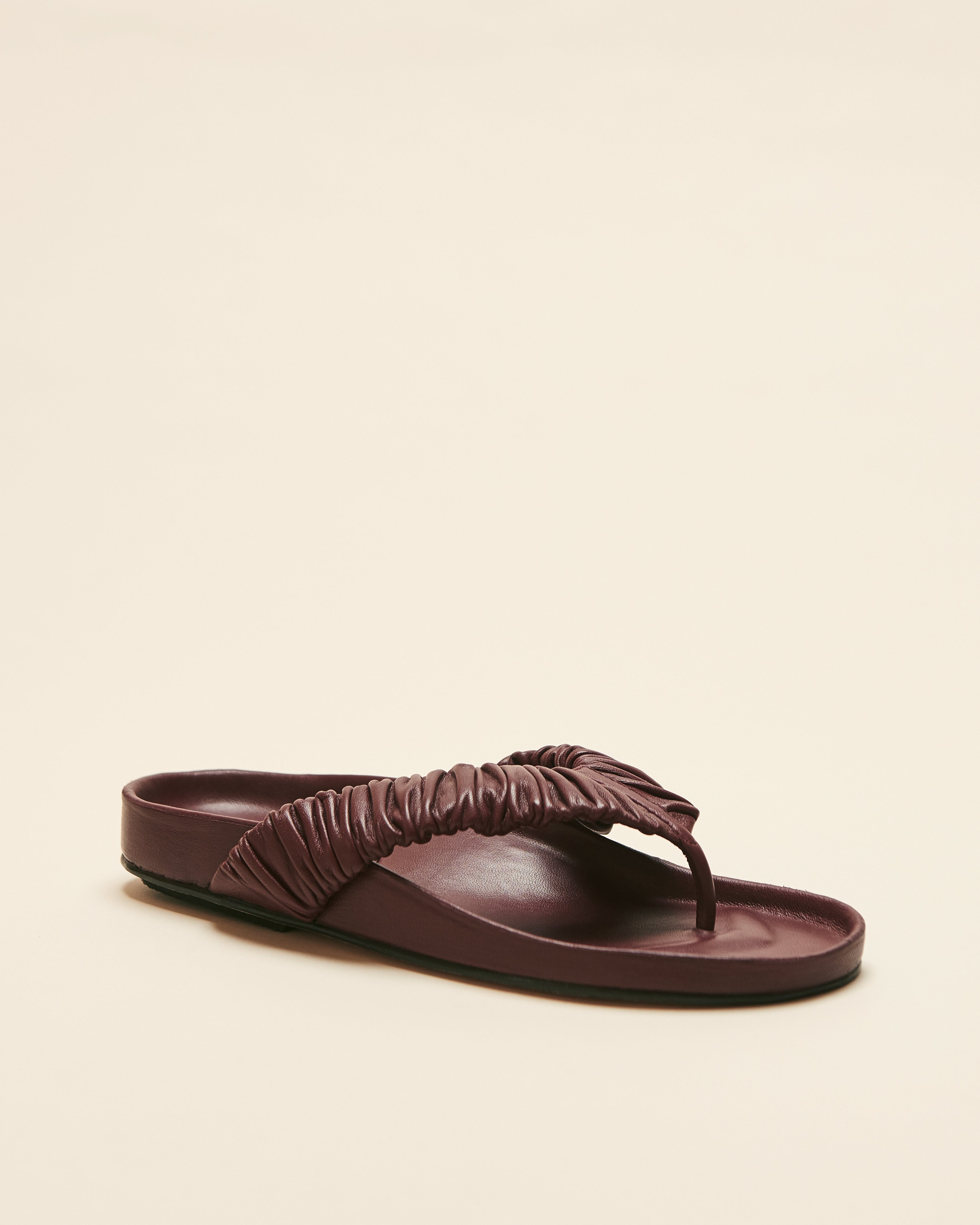 【MODERNIF】perry leather flip flops LEATHER FLIP FLOP BLUE – Marea New York