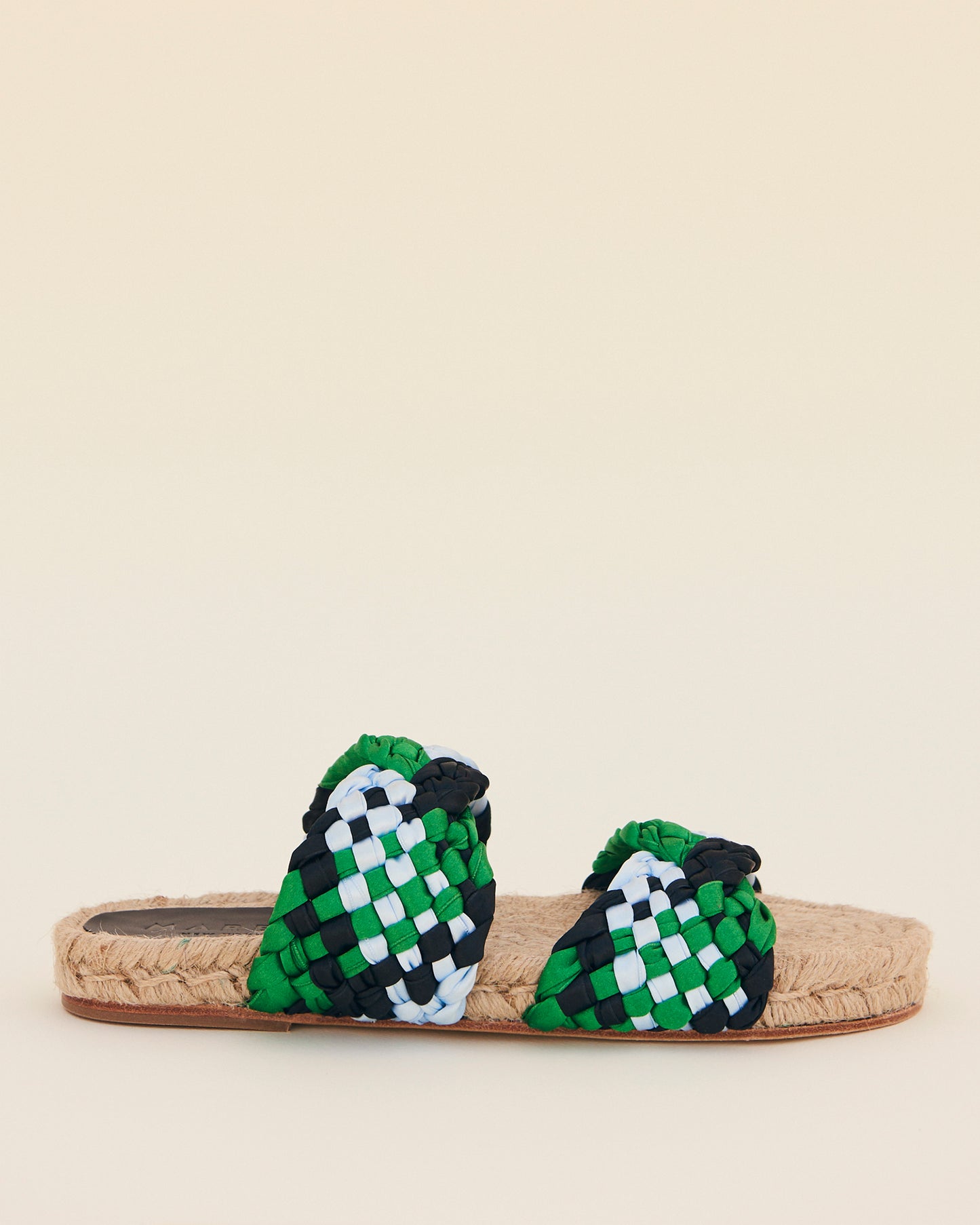 Braided Satin Espadrille