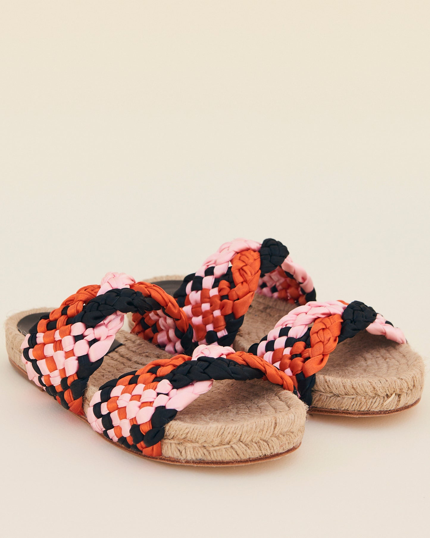 Satin Braided Espadrille