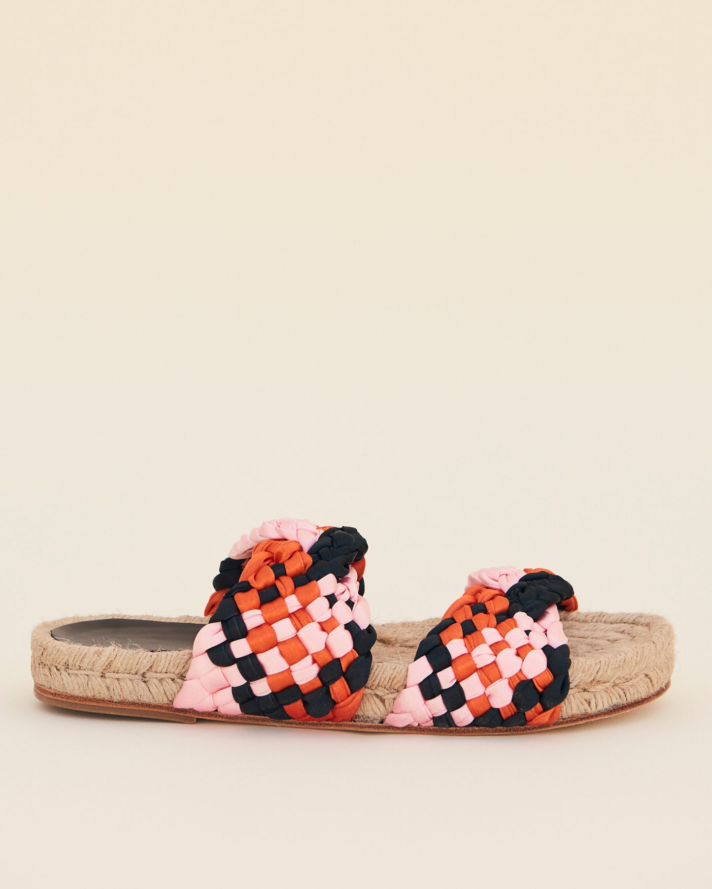 Satin Braided Espadrille