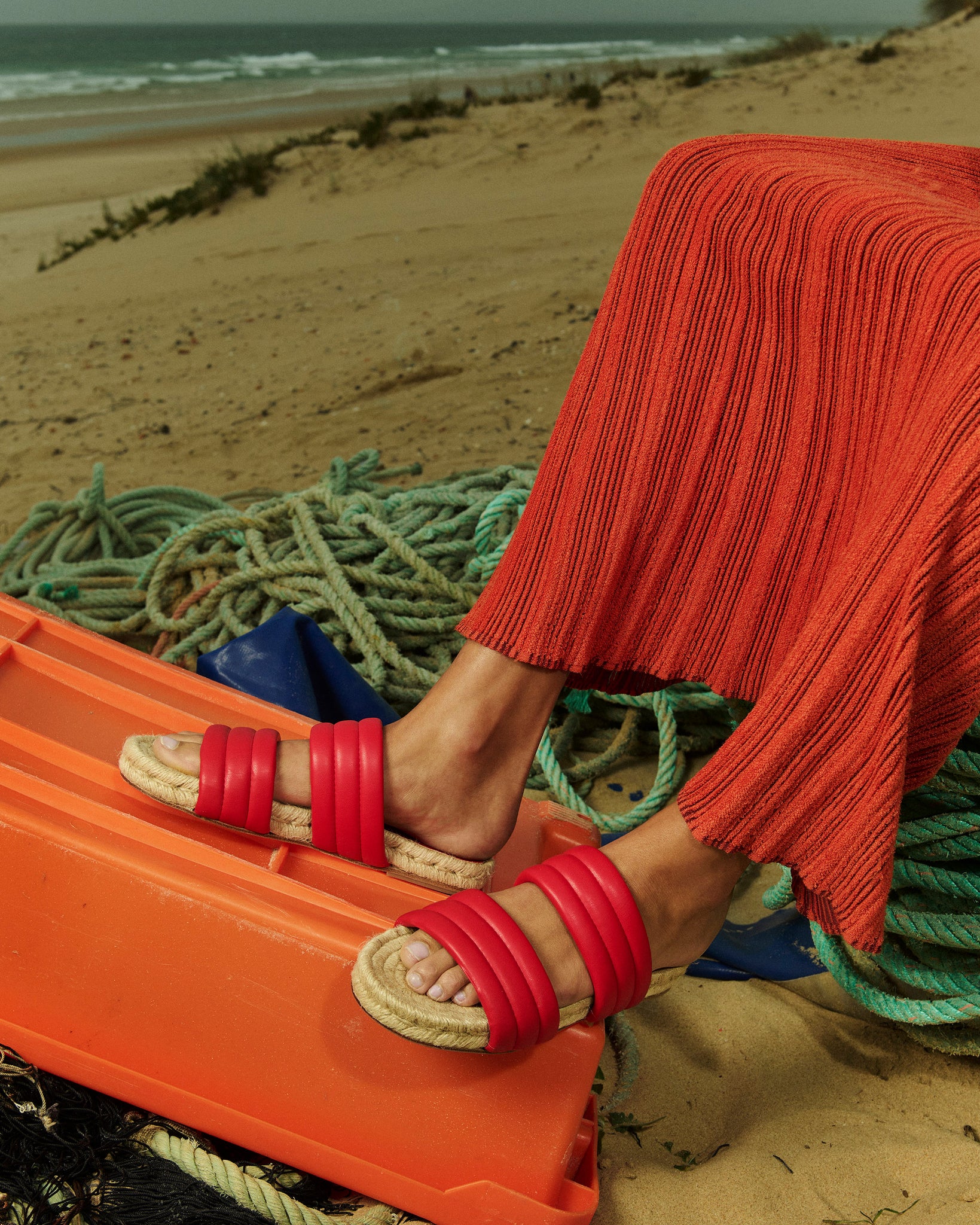 DOBLE BANDA ESPADRILLE - RED
