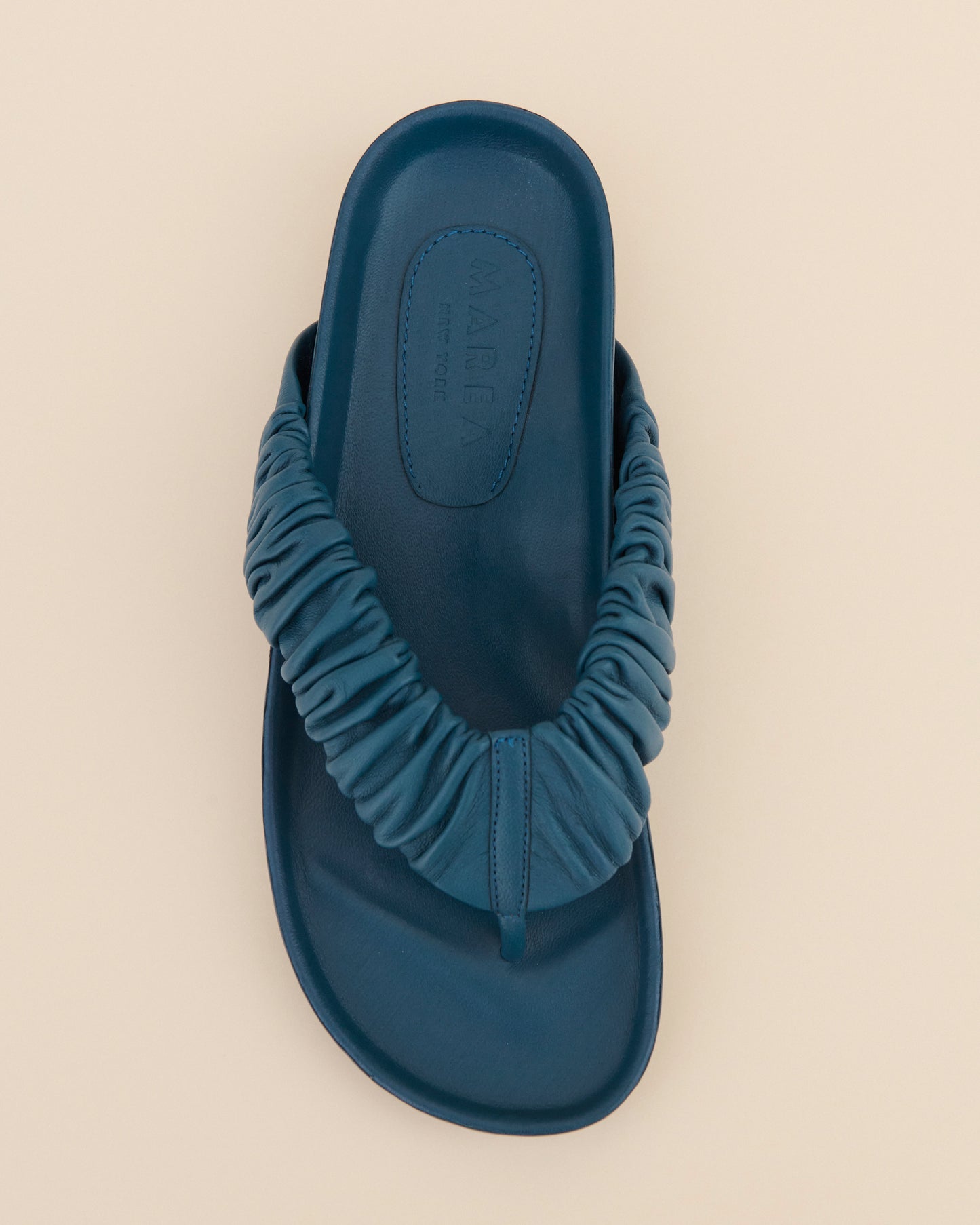 NAPPA-LEDER FLIP-FLOP Blau