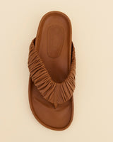 NAPALEDER-FLIP-FLOP Caramel